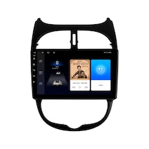 Peugeot 206 1999-2011 Android Multimedya Carplay Android Auto Navigasyon 10gb Ram 256gb Pro 9"