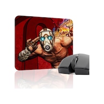 Borderlands Kaymaz Dikişli Kauçuk Oyuncu Mousepad V3 - 22x18 Gaming Mouse Pad Fare Altlığı
