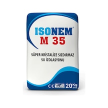Isonem M35 Süper Kristalize Sızdırmaz Sıvı Yalıtım Malzemesi 20 Kg
