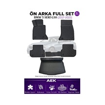 Bmw G30 2017+ 5d Karbon Paspas Takımı +3d Pvc Bagaj Havuzu Set