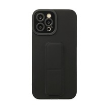Apple İphone 12 Pro Max Kılıf Mega Standlı Silikon - Siyah 0.2M-Çok Renkli