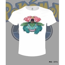Pokemon - Venusaur Beyaz Erkek Tshirt