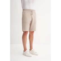 Cazador Jakarlı Regular Fit Örme Bermuda Şort 6073 Bej Bej Cazador Jakarlı Regular Fit Örme Bermuda Şort 6073 Bej Bej