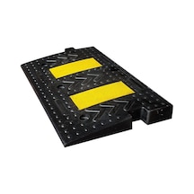 Destekli Kauçuk Rampa, Otopark Rampası, Kaldırım Rampası 50 X 25 X 4,5 Cm