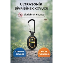 Ultrasonik Sivrisinek Kovucu Taşınabilir Anahtarlık Tipi 7 Frekans Şarjlı Evcil Hayvan Kullanımına Uygun Kovucu