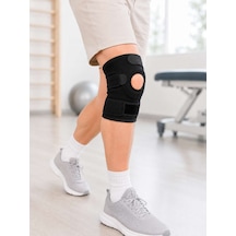 Kısa Diz Desteği Ligamentli Açık Diz Kapağı Cırtlı Ayarlanabilir Dizlik Diğer