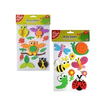 Bu-bu 3d Eva Sticker Büyük Hayvanlar 24 Lü Bubu-sts044
