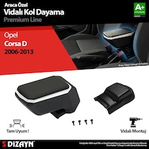 S-dizayn Opel Corsa D Kol Dayama Kolçak Abs Vidalı Gri 2006-2013 A+kalite
