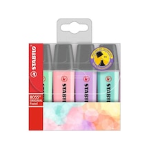 Stabilo Fosforlu Kalem Boss Original Pastel-by Ju Schnee 4 Lü 70/4-1-101-10 Çok Renkli