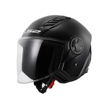 Ls2 Aırflow 2 Solıd Gloss Siyah Açık Kask Renkli