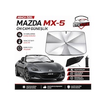 Mazda Mx-5 Şemsiye Tip Ön Cam Güneşliği Katlanabilir Uv Korumalı Araç Cam Güneşlik