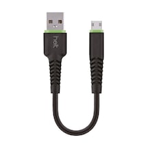 Helt HT-DC12 Micro Usb Data Kablo 20 CM Siyah