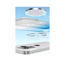 Mey İthalat Apple Uyumlu iPhone 14 Pro Max Pummel Shiny Magsafe Kapak - Siyah