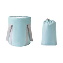 Outdoor Seyahat Katlanır Ayak Pedikür Spa Banyo Havzası L Mavi