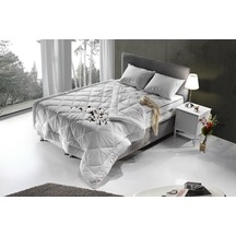 Alf Star Microfiber Yorgan Çift Kişilik Beyaz