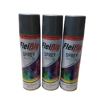 Kaliteli Gri Sprey Boya 3 Adet 600 Ml