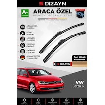 S-dizayn Vw Jetta Ön Cam Silecek Seti 2010-2019 Premium Araca Özel 60-48 Cm A+ Kalite