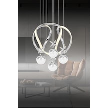 Eray Aydınlatma 1688-50 Kr 4 Toplu Krom Led Avize Krom