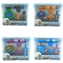 Minecraft  Figürleri 4'lü Set Minecraft Karakterleri