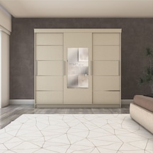 Sürgülü Gardırop Koton Vizon 275cm