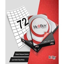 Herboy Etiket-laser 35x23mm Hb-1172 Beyaz