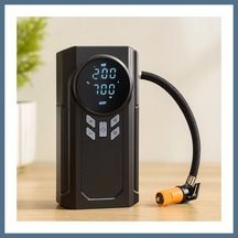 Buradabulabilirsin Akü Takviyeli 4-in-1 Kompresörlü Hava Pompası 12v, Dijital Ekran Bbz