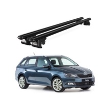 Venüs Skoda Fabia Wagon 2015-2021 Uyumlu Siyah Ara Atkı Port Bagaj Tavan Barı