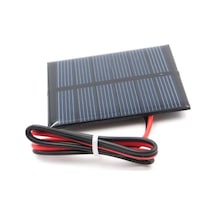 Ece Güneş Paneli 3.7V 1W 270mA 110mm x 69mm 20cm Kablolu
