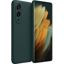 Samsung Galaxy S25 Edge First Silikon - Koyu Yeşil