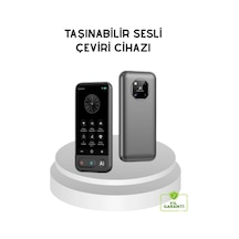 Taşınabilir Akıllı Tercüme Cihazı - Gerçek Zamanlı Ses Ve Metin Çevirisi