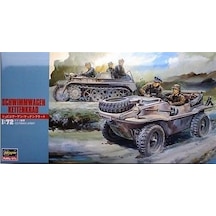 Hasegawa Mt13 31113 1/72 Ölçek, Schwimmwagen & Kettenkrad Askeri Araç, Plastik Model Kiti-49289