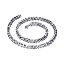 Chavin Burgu 6 Mm. 55 Cm. Çelik Erkek Zincir Kolye Cy82 (478255675)