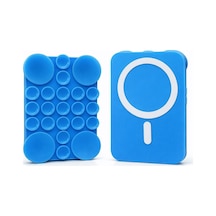 Ayrex Coverzone Magsafe İle Uyumlu Vantuzlu Telefon Tutucu Silikon Octopus Suction Cup Phone Holder, Kılıf Arkası