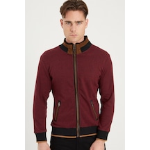 1021 Dewberry Erkek Sweatshırt-bordo Bordo