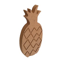 Na Neşeli Ahşap 20 Cm Ahşap Ananas Dik Durabilen Boyanabilir Dekoratif Oda Süsü Ahşap Boyama Model Neseli234568411