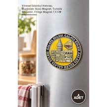 4 Adet Galata Kulesi Magnet Yöresel İstanbul Hatırası, Buzdolabı Süsü Magnet, Turistik Souvenir, Fridge Magnet 7,5 Cm