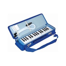 32k 32 Tuşlu Mavi Çantalı Melodika Mavi