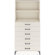 Arges Dolap 2 Raflı 6 Çekmeceli 88x30x182 Aytaşı-aytaşı Aytaşı