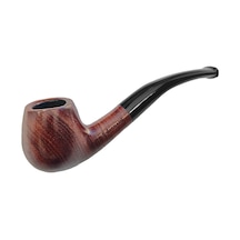 Falconetti 9 Mm. Kahverengi Sandalwood Eğimli Sap Ahşap Pipo Rd35