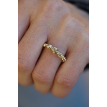 Yenigün Kuyumculuk 14 Ayar Altın Dorika Sıralı Yüzük Yzk26516