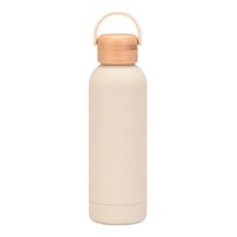500 Ml Taşınabilir Saplı Paslanmaz Çelik Spor Termos Bej