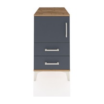 Kronos Komodin 2 Raflı 2 Çekmeceli Tek Kapaklı 44x59x80 Çam-a... Çam