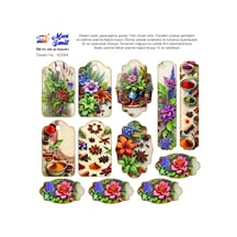 Mavi Sanat Ütü İle Rub On Transfer Kağıdı 30 30 Cm Model No: K0084