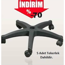 Depolife Yıldız Ayak Tekerlekli Müdür Şef Ofis
