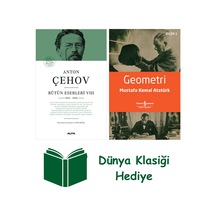 Anton Çehov Bütün Eserleri 8 Ciltli + Geometri + Dünya Klasiği Hediye