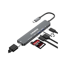 Macbook İle Uyumlu Usb-c Hub Çoklayıcı Hdmı/sd Card/micro Sd/usb 2.0/usb 3.0/usb-c/pd 100watt /