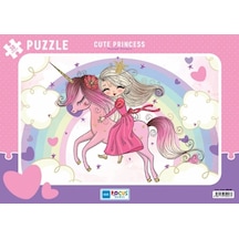 Blue Focus Cute Princess Sevimli Prenses - Puzzle 30 Parça