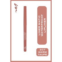 Liner Matic Waterproof Lippencil - Suya Dayanıklı Dudak Kalemi No:307 Warm Taupe Brown