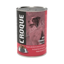 Croque Dana Etli Konserve Yetişkin Köpek Maması 400 Gr