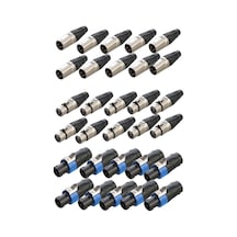 Lastvoice Connection Paket-3 Jak Xlr Speakon Konnektör Paketi
